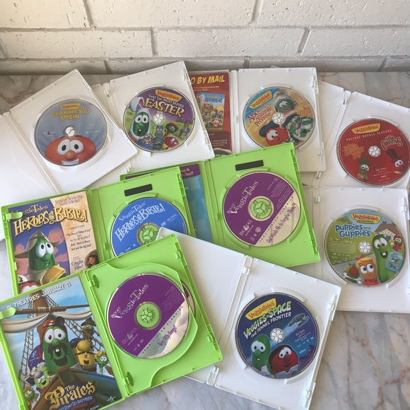 Veggietales Movie single Episodes DVD Lot of 9 - Picture 3 of 3